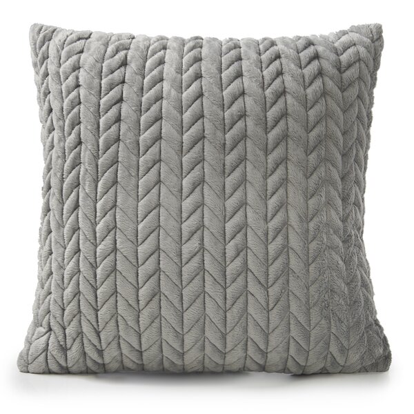 White store knitted cushion